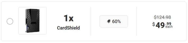 RFID Wallet CardShield Package 1